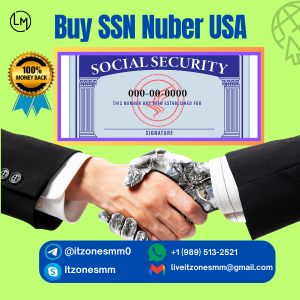 Buy SSN Numbers